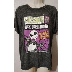 Disney Women's Jack skeleton Medium Nightmare Before Christmas Soft T-Shirt